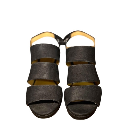 Naturalizer Black Strappy Block Heels - Picture 7 of 7